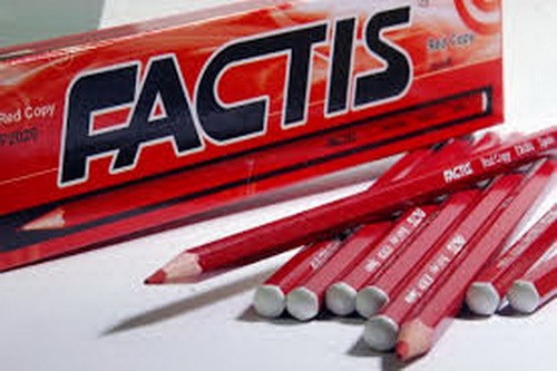 انواع مداد رنگی   قرمز 12 عددی FACTIS119881